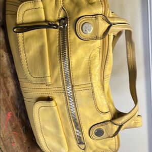 Yellow Leather Handbag